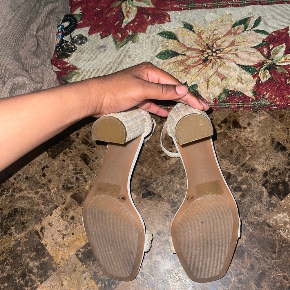 I.N.C. Pearl Heels - Picture 7 of 7